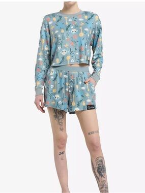 Hot Topic Coraline Garden Hacci Icons Lounge Set Laika Size Medium NWT New Soft